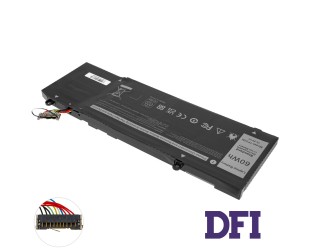Батарея для ноутбука DELL 1F22N (Alienware M17 series) 15.2V 3750mAh 60Wh Black