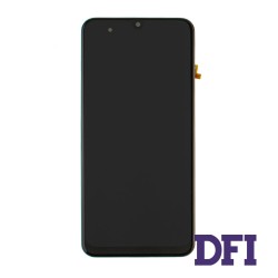 Дисплей для смартфона (телефону) Samsung Galaxy M31, M21s, F41, SM-M315, SM- M217, SM-F415 (2020) black (у зборі з тачскріном)(з рамкою)(Service Original)
