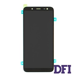 Дисплей для смартфона (телефону) Samsung Galaxy J6 (2018) SM-J600, black (У зборі з тачскріном)(без рамки)(Service Original)