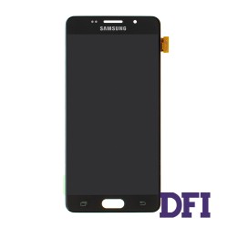 Дисплей для смартфона (телефона) Samsung Galaxy A5 Duos (2016), SM-A510, BLACK-GOLD-ROSE, (в сборе с тачскрином)(без рамки)(Service Original)