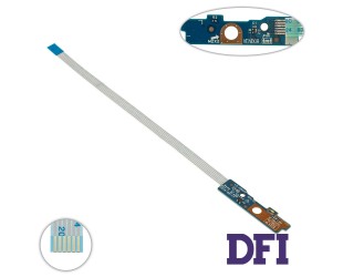 Плата з кнопкою включення для ноутбуку DELL (5567 5768 5565), (LS-D802P 3JFC3)