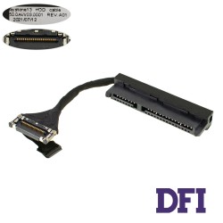 Шлейф жорсткого диска SSD/HDD для ноутбука DELL (Latitude 3380), (450.0aw03.0001)