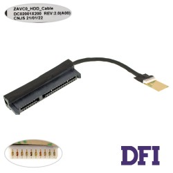 Шлейф жесткого диска SSD/HDD для ноутбука DELL (Latitude 3510 E3510), (01867K 450.0kd05.0041)