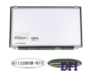 УЦЕНКА! Матрица 15.6 NT156WHM-N10 (1366*768, 40pin, LED, SLIM(вертикальные ушки), глянец, разъем справа внизу) для ноутбука (renew)