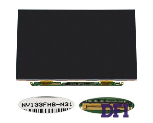 Матрица 13.3 NV133FHB-N31 (1920*1080, 30pin(eDP) LED, SLIM, глянцевая, разъем справа внизу впереди) для ноутбука