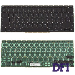Клавиатура для ноутбука APPLE (MacBook Pro Retina: A1708 (2016-2017)) rus, black, подсветка клавиш, BIG Enter
