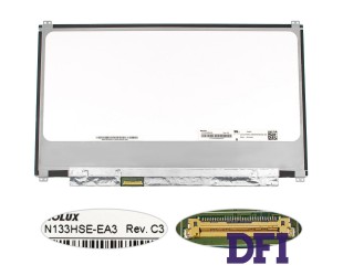 УЦЕНКА!Матрица 13.3 N133HSE-EA3 Rev. С3 (1920*1080, 30pin (eDP, IPS), LED, SLIM (вертикальные ушки), матовая, разъем слева внизу) для ноутбука