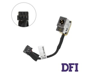 Разъем питания PJ217 HP (Pavilion/Sleekbook: 14-B, 15-B series), с кабелем (55 мм)