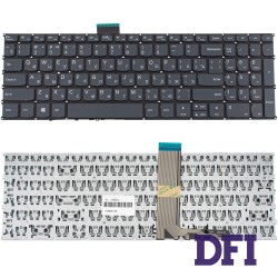 Клавіатура для ноутбука LENOVO (IdeaPad: 3-15, 3-17 series) rus, black, без фрейму (ОРИГИНАЛ)