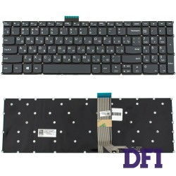 Клавиатура для ноутбука LENOVO (IdeaPad: 3-15, 3-17 series) rus, black, без фрейма