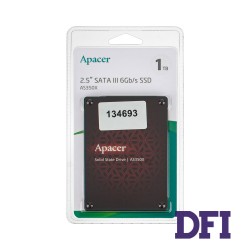 Жесткий диск 2.5 SSD 1Tb Apacer AS350X Panther Series, AP1TBAS350XR-1, TLC 3D, SATA-III 6Gb/s, зап/чт. - 540/560мб/с