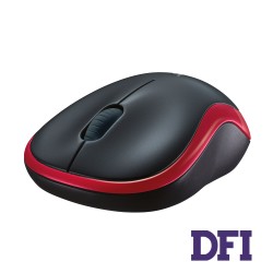 Мышь Logitech Wireless Mouse M185, Red, 1000dpi, Нано-приемник, USB2.0 (910-002240)
