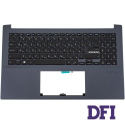 Клавиатура для ноутбука ASUS (K3500PH- series, Keyboard+передняя панель) ukr, gray, подсветка клавиш