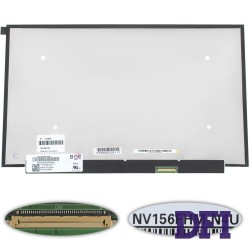 УЦЕНКА! Матрица 15.6 NV156FHM-N4U (1920*1080, 40pin(eDP, IPS, 144HZ, 300cd/m2, 1200:1. цветопередача 72%), LED, SLIM(без планок и ушек), матовая, разъем справа внизу) для ноутбука