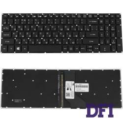 Клавіатура для ноутбука ACER (AS: A315-53) rus, black, без фрейма, підсвітка клавіш (ОРИГИНАЛ)