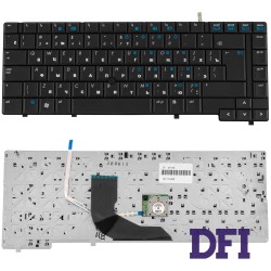 Клавиатура для ноутбука HP (Compaq: 6910, 6910p, nc6400) rus, black