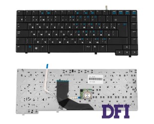 Клавиатура для ноутбука HP (Compaq: 6910, 6910p, nc6400) rus, black