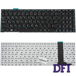 Клавіатура для ноутбука ASUS (G56, N56, N76) rus, black, без фрейма