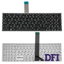 Клавіатура для ноутбука ASUS (X501, X550, X552, X750 series) rus, black, без фрейма, без кріплень