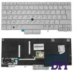 Клавіатура для ноутбука HP (EliteBook: 2760p) rus, silver