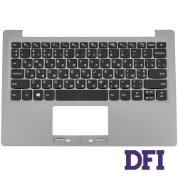 Клавіатура для ноутбука LENOVO (IdeaPad 120S-11IAP Keyboard+передня панель) rus, silver