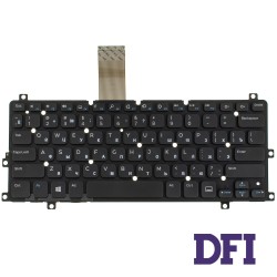 Клавіатура для ноутбука DELL (Inspiron: 3157, 3158), rus, black, без фрейма