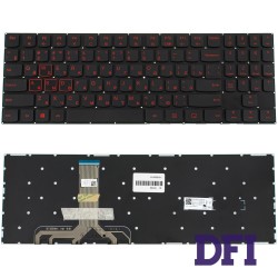 Клавіатура для ноутбука LENOVO (Legion: Y520-15) rus, black, без кадру (RED) (ОРИГІНАЛ)