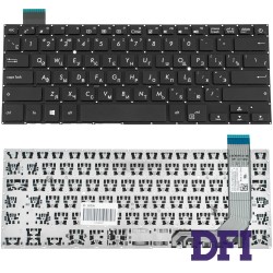Клавіатура для ноутбука ASUS (X407 series) rus, black, без фрейма (оригінал)