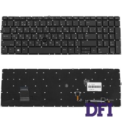 Клавиатура для ноутбука HP (ProBook: 850 G8, 855 G8) rus, black, без фрейма, с джойстиком