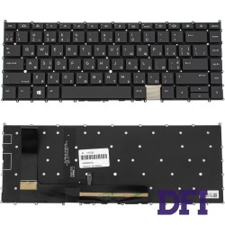 Клавіатура для ноутбука HP (EliteBook X360: 1040 G8) ukr, black, без фрейма, підсвічування клавіш (ОРИГИНАЛ)