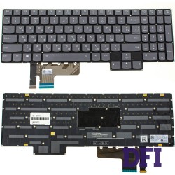 Клавиатура для ноутбука LENOVO (Legion: S7-15 series), rus, black, без фрейма, подсветка клавиш (RGB)