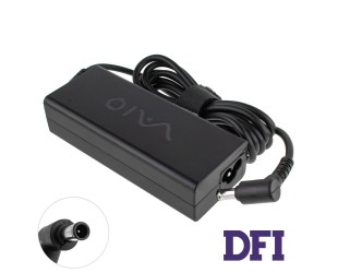 Оригинальный блок питания для ноутбука SONY 19.5V, 4.7A, 90W, 6.5*4.4-PIN, 3PIN, black (VPG-AC19V41) (без сетевого кабеля 3PIN !)
