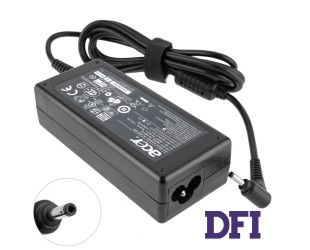 Блок питания для ноутбука ACER 19V, 3.42A, 65W, 3.0*1.0мм, S5 series, L-образный разъём, black (без кабеля!)