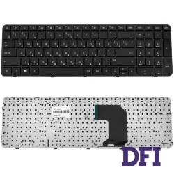 Клавиатура для ноутбука HP (Pavilion: G7-2000, G7T-2000 series) rus, black, с фреймом