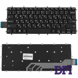 Клавіатура для ноутбука DELL (Inspiron: 5378) rus, black, без фрейма