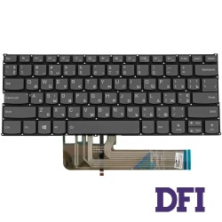 Клавіатура для ноутбука LENOVO (Yoga 530-14ARR, 530-14IK ) rus, black, без фрейма, підсвічування клавіш(оригінал)