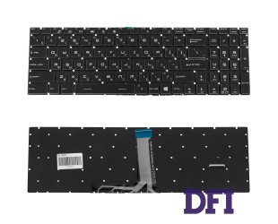 Клавиатура для ноутбука MSI (GE63, GE73) rus, black, без фрейма, подсветка клавиш (RGB per key) (ОРИГИНАЛ)