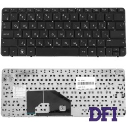 Клавиатура для ноутбука HP (Compaq: Mini 210-1000 ) rus, black (chiclet)