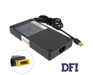 Оригинальный блок питания для ноутбука LENOVO 20V, 11.5A, 230W, USB+pin (Square 5 Pin DC Plug), black, RECTANGULAR