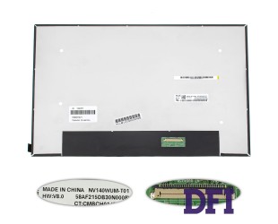 Матрица 14.0 NV140WUM-T01 touch (1920*1200, 40pin(eDP, IPS), LED, SLIM (без доп панели), матовые, разъем справа внизу) для ноутбука