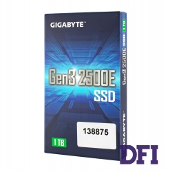 Жесткий диск M.2 2280 SSD 1Tb Gigabyte 2500E Series, NVMe, PCI Express 3.0 x4, 3D NAND TLC,  зап/чт. - 1800/2400Мб/с (G325E1TB)