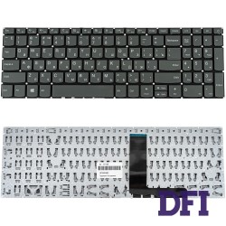 Клавіатура для ноутбука LENOVO (IdeaPad: 320-15 series) rus, onyx black, без фрейма