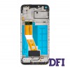 Дисплей для смартфона (телефону) Samsung Galaxy A11 (2020), SM-A115, black, (у зборі з тачскріном)(з рамкою)(Service Original)