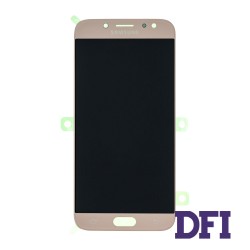 Дисплей для смартфона (телефона) Samsung Galaxy J7 (2017), SM-J730, Gold (в сборе с тачскрином)(без рамки)(Service Original)