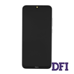 Дисплей для смартфона (телефону) Xiaomi Redmi Note 8 (2019/2021) white (у зборі з тачскріном)(з рамкою)(Service Original)