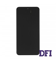 Модуль матрица + тачскрин для Samsung Galaxy S22 (2022), SM-S901, black (с рамкой)(Service Original)