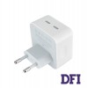 Мережевий зарядний пристрій Apple Type-C Dual Port 35W 3.0A, билий