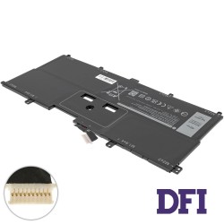 Батарея для ноутбука DELL NNF1C (HMPFH, XPS 13 9365, P71G) 7.6V 6053mAh 46Wh Black