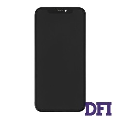 Дисплей для смартфона (телефону) Apple iPhone XR, black (у зборі з тачскріном)(з рамкою)(Снятый ORIGINAL)(Идеал)