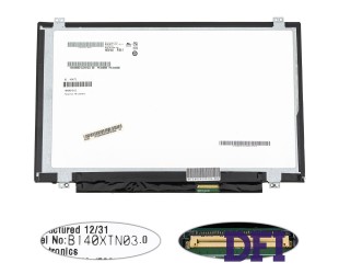 Матрица 14.0 B140XTN03.0 (1366*768, 40pin, LED, SLIM (вертикальные ушки), глянцевая, разъем справа внизу, W=320mm) для ноутбука